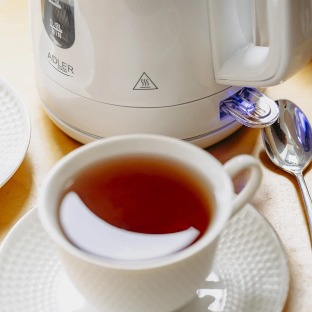 Электрочайник Adler AD 1380 white 1 л белый Київ - зображення 7