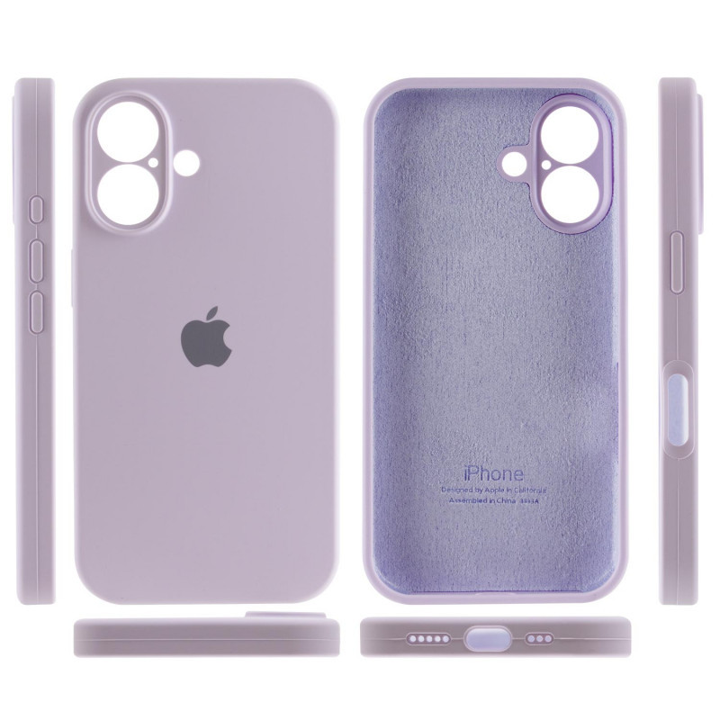 Чехол Silicone Case Full Camera Protective (AA) для Apple iPhone 16 (6.1") Херсон - зображення 4