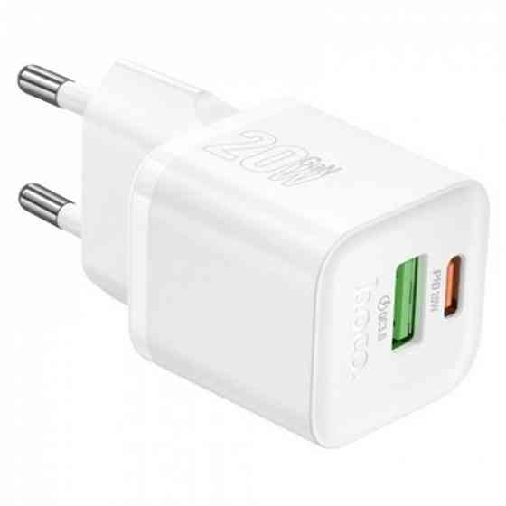 Мережевий зарядний пристрій  Hoco N65 20W White (Код товару:43865) Харьков