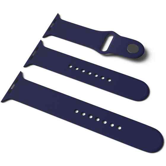 Уценка Силиконовый ремешок для Apple Watch Sport Band 42(ser.1-3)/44/45/46/49mm (S/M & M/L) 3pcs Херсон