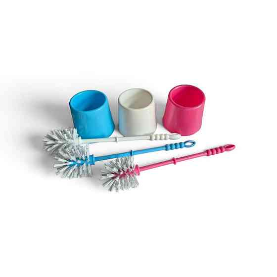 Туалетная щетка с подставкой Zambak Plastik İpek ZP121 Київ