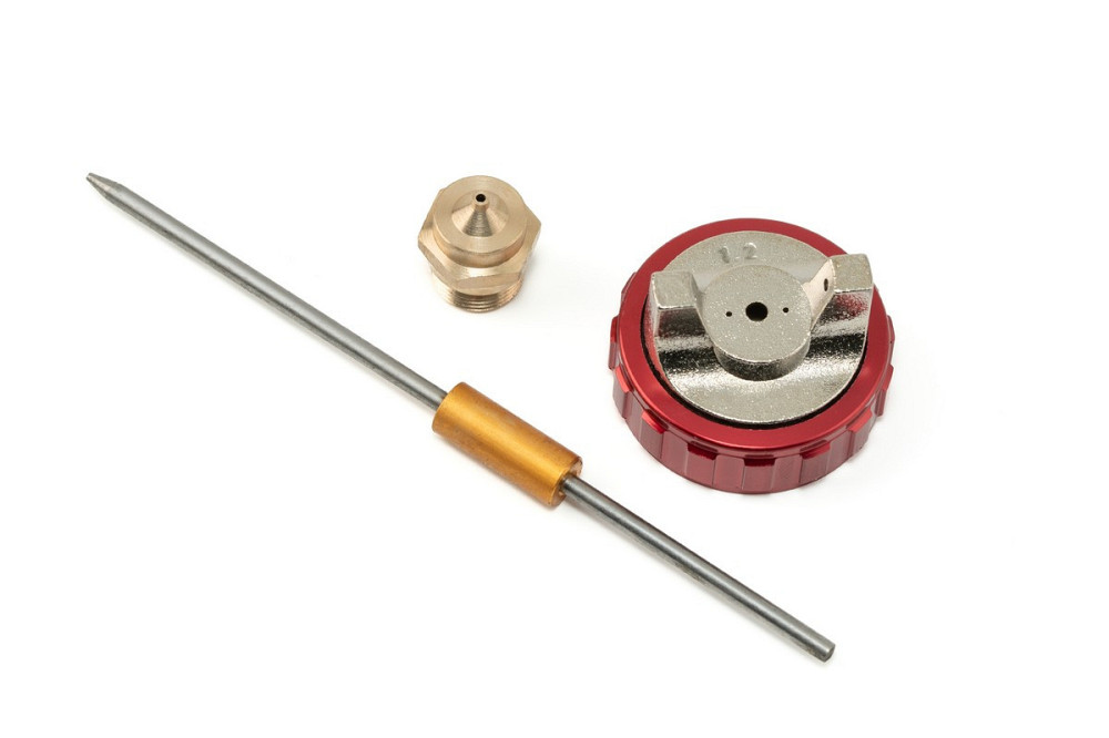 Форсунка сменная для пневмопистолета для покраски HP MASTERTOOL Ø 1.2 мм - дюза воздушная головка иг Харків - зображення 1