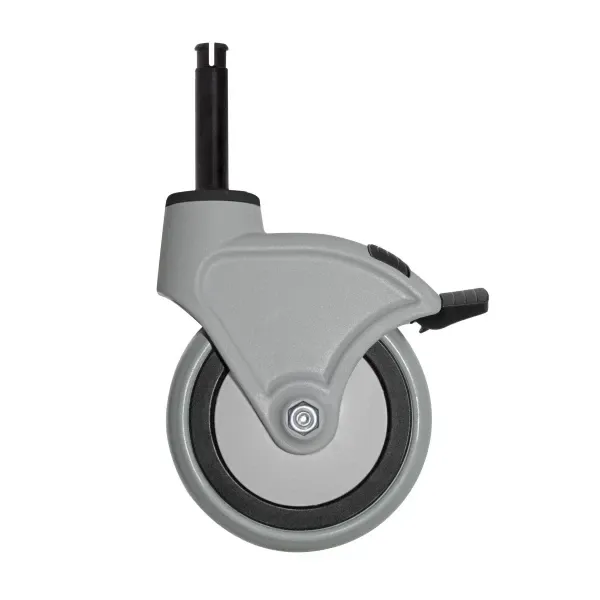 Колесо с тормозом для тележек MagicHotel 125мм Київ - зображення 1