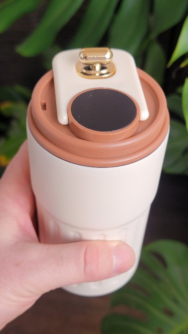 Термочашка з датчиком температури COFFEE 450 мл Кременчук - зображення 3