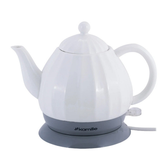 Электрический чайник керамический 1,2 л Kamille KM-1726 Київ - зображення 4