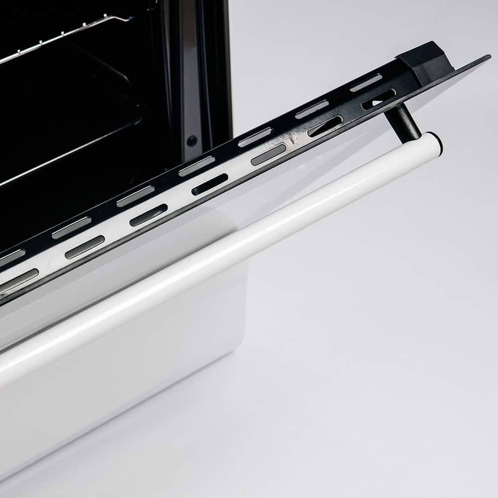 Плита кухонная газовая Grunhelm G4FG6612W-0 (60 см) 4 конфорки Газконтроль Электроподжиг Ящик для по Київ - зображення 5