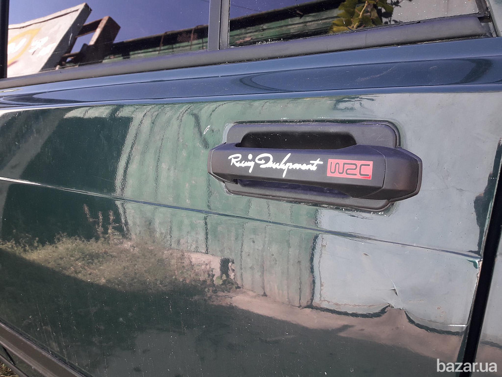 Наклейки на ручки Черная номер 5,Белая номер 6 светоотражающая с красным Бориспіль - зображення 8