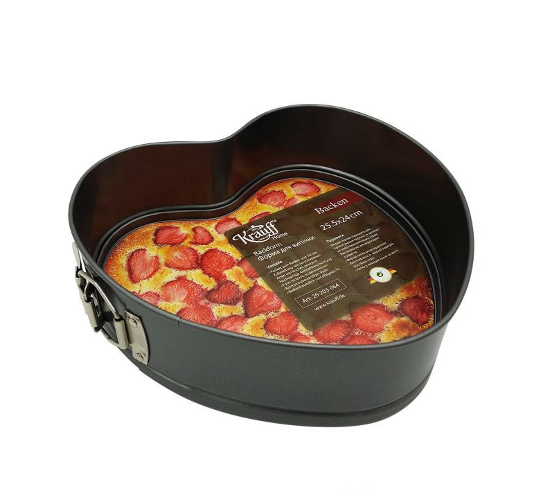 Форма для випікання роз'ємна Krauff Серце 26-203-063 21х20х6.5 см Киев - изображение 1