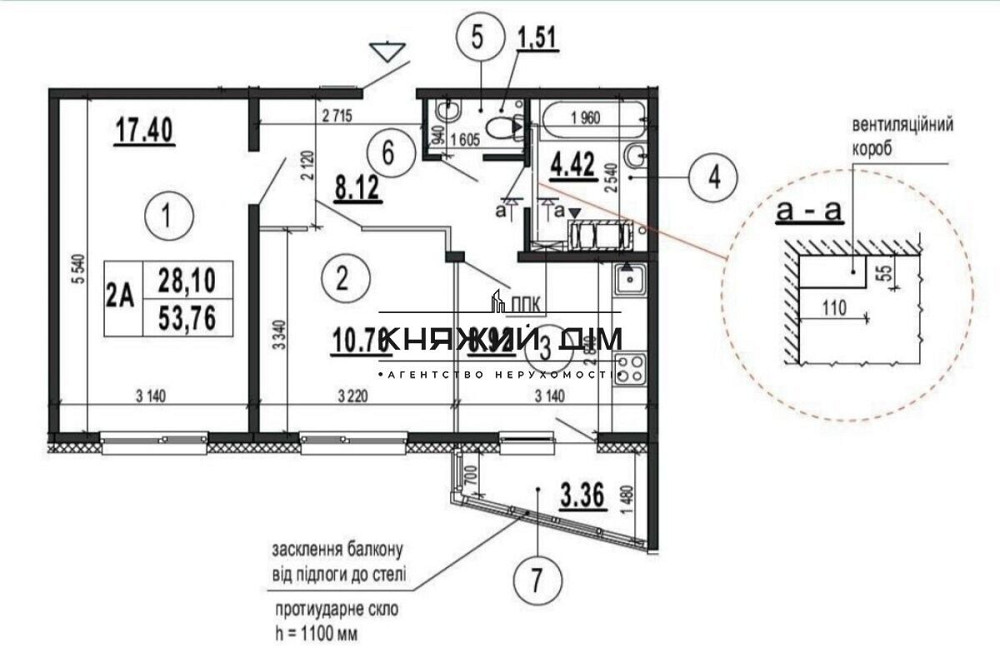 ГЕНЕРАТОР Продаж 2х кім. квартири ЖК Патріотика, будинок Синевирм. Позняки, Осокорки Код № 21147216 Киев - изображение 7