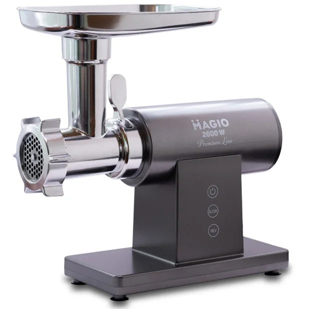 Мясорубка электрическая Magio MG-271 2600 Вт серая Київ - зображення 8