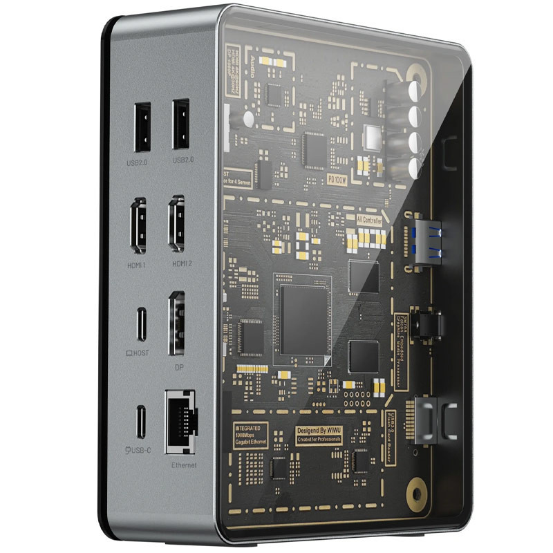 Переходник HUB WIWU Matrix docking station 16in1 W1601 Херсон - изображение 3