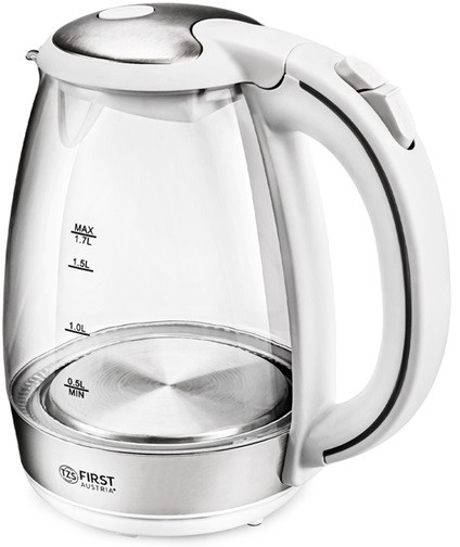 Електрочайник First FA-5404-2-WI 1.7 л белый Київ - зображення 2