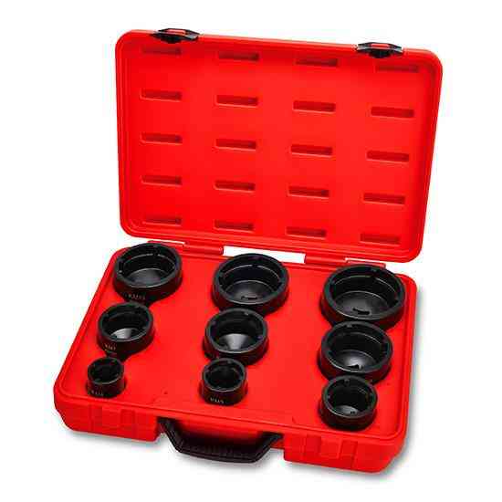 Набор головок для стопорных гаек с внутренними зубьями (KM4-KM12) 9ед. TOPTUL JGAI0902 Харків