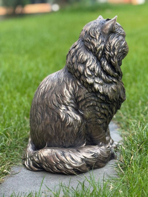 Пам'ятник кота в бронзі створення пам'ятників тварин на замовлення Київ - зображення 5