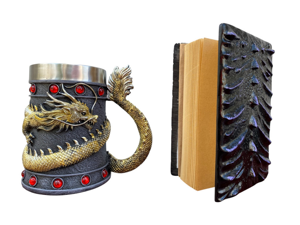 Подарочный набор Кружка 3D Танкард Gold Rose и Блокнот 3D «Око Иллюзий» Київ - зображення 2