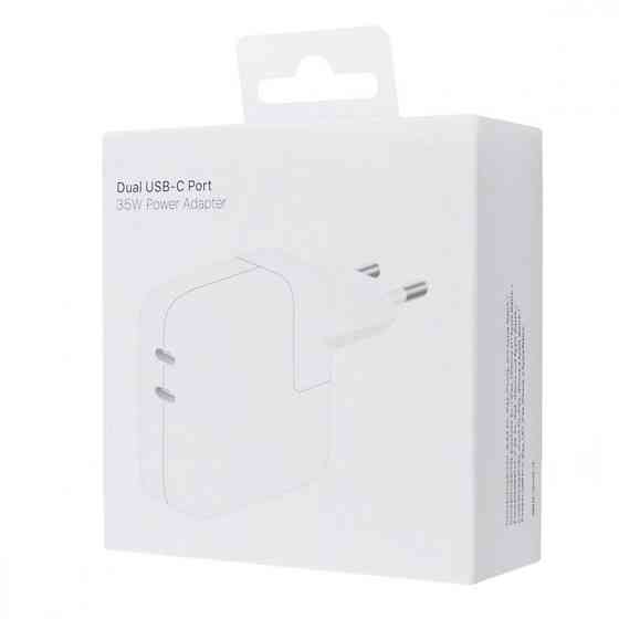 СЗУ 35W Dual Power Adapter for Apple (2USB-C) (AAA) (box) Херсон