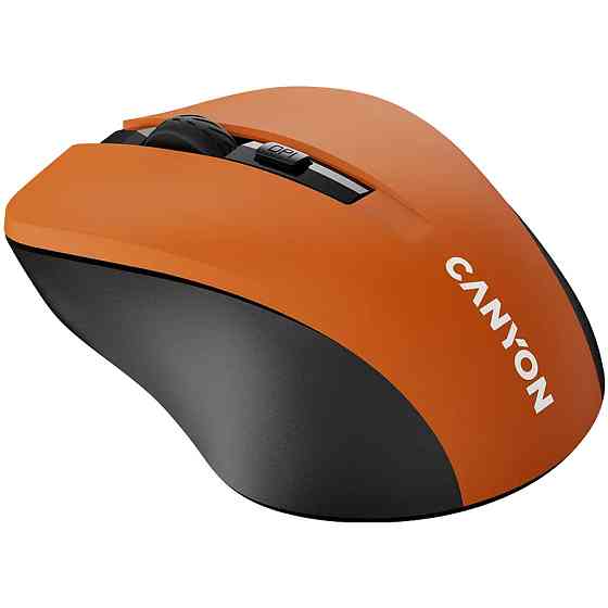 Мышь компьютерная безпроводная Canyon CNE-CMSW1O Orange оранжевая Київ