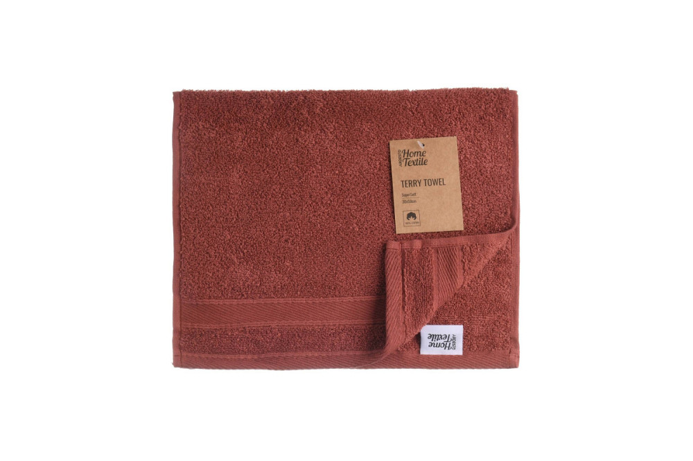 Рушник махровий Ardesto Super Sof ART-2230-RT 50х30 см теракотовий Киев - изображение 1