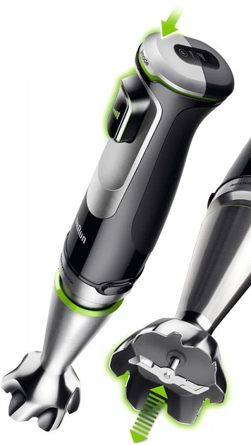 Блендер погружной Braun Multiquick 9 MQ 9195 XLI 1200 Вт черный Киев - изображение 5