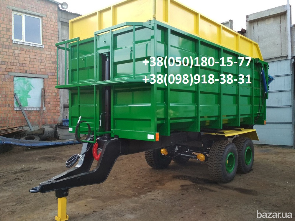 Прицеп на трактор МТЗ, ЮМЗ, тракторный самосвал зерновоз . Запорожье - изображение 9