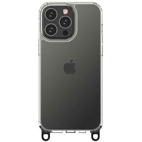 Чехол TPU Transparent with Straps для Apple iPhone 12 Pro Max (6.7") Херсон