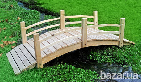 Місток садовий.Місток з дерева.Мостик деревянный декоративный. Мостик из дерева. Декоративный мостик Київ - зображення 4