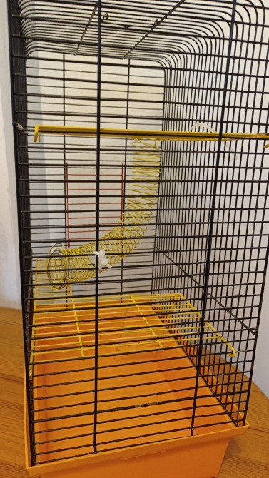 Клетка для хомяка+домик+колесо Київ - зображення 2