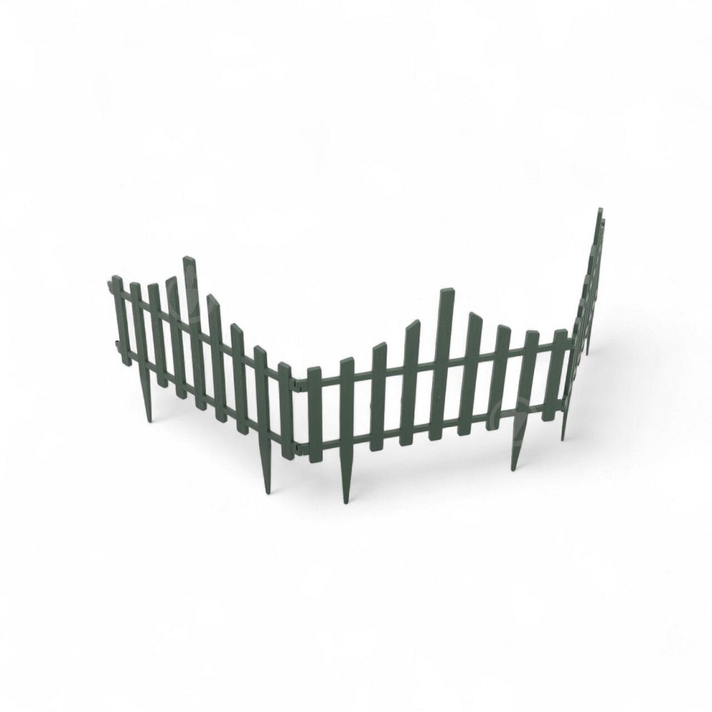 Заборчик садовый (4в1), зеленый 65х55 см Київ - зображення 1