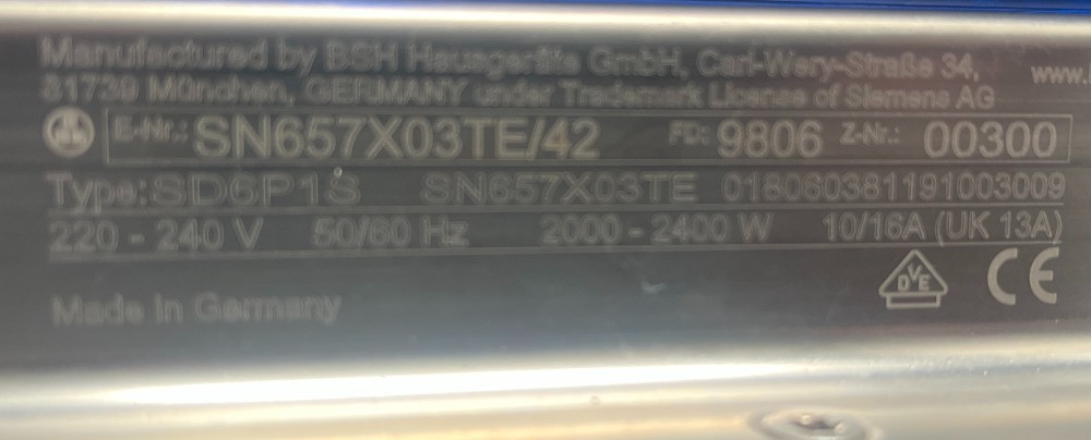 2019рік Посудомийна машина Siemens посудомойка 60см Made in Germany Бережаны - изображение 4