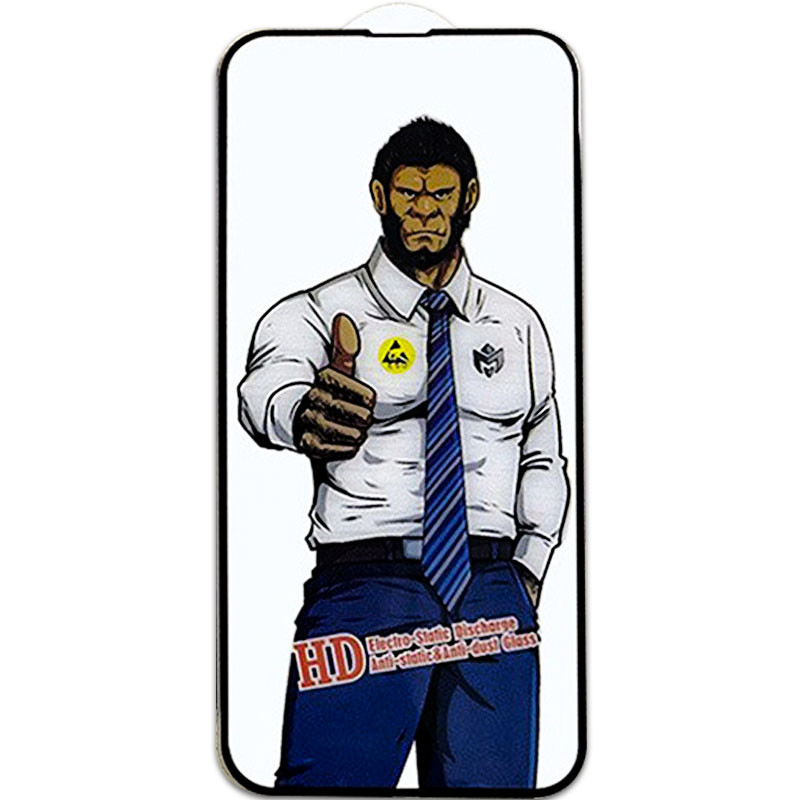 Защитное стекло 5D Anti-static Pro (тех.пак) для Apple iPhone 13 / 13 Pro / 14 / 16e (6.1") Херсон - зображення 1