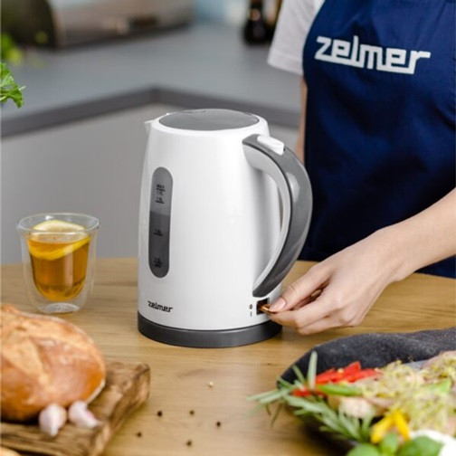Електрочайник ZELMER ZCK7619 1.7 л белый Київ - зображення 2