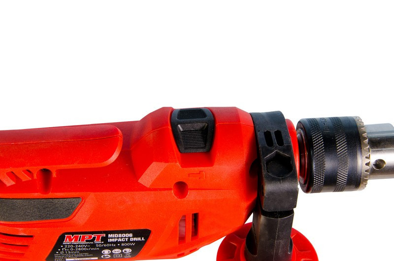 Дрель ударная MPT PROFI 13 мм 800 Вт 0-2800 об/мин 44800 уд/мин MID8006 Харків - зображення 6