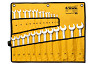 Ключи комбинированные MASTERTOOL COLD FORGED набор 25 шт (6–28/30/32 мм) 31CrV3 DIN 3113 в чехле 72- Харків