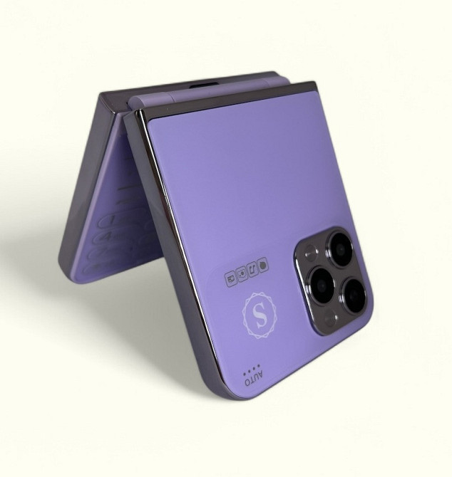 Кнопочный мобильный телефон раскладушка AIEK I15 Max на 4 сим карты Phiolet Киев - изображение 6