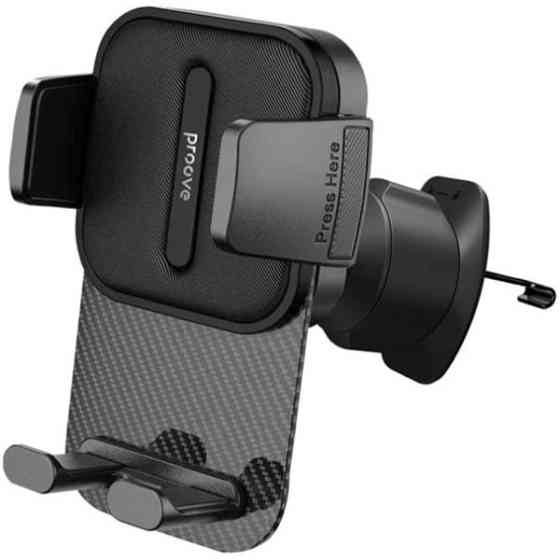 Автомобільний тримач Proove Carbon Clamp Air Outlet Car Mount Black (CHCNA0000001) Харків