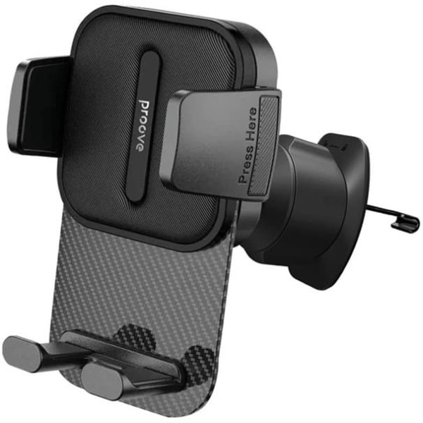Автомобільний тримач Proove Carbon Clamp Air Outlet Car Mount Black (CHCNA0000001) Харків - зображення 1