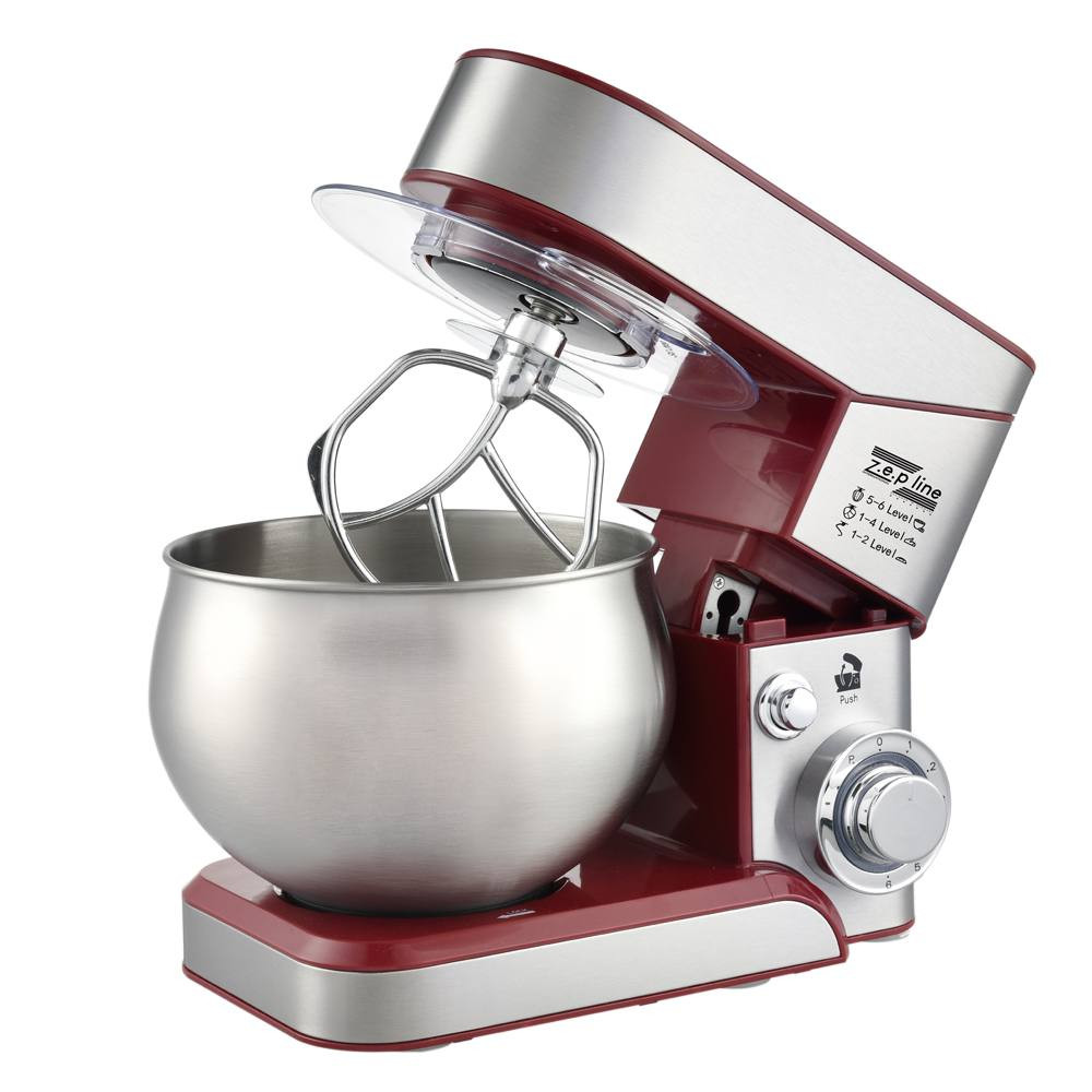 Тестомес миксер 3 в 1 Zepline ZP-105 Red 3500 Вт 6 л красный Київ - зображення 2
