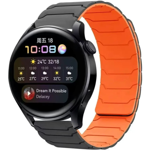 DM Ремінець Armor Magnetic Band 22 mm Універсальний Gray/Orange Харьков - изображение 1