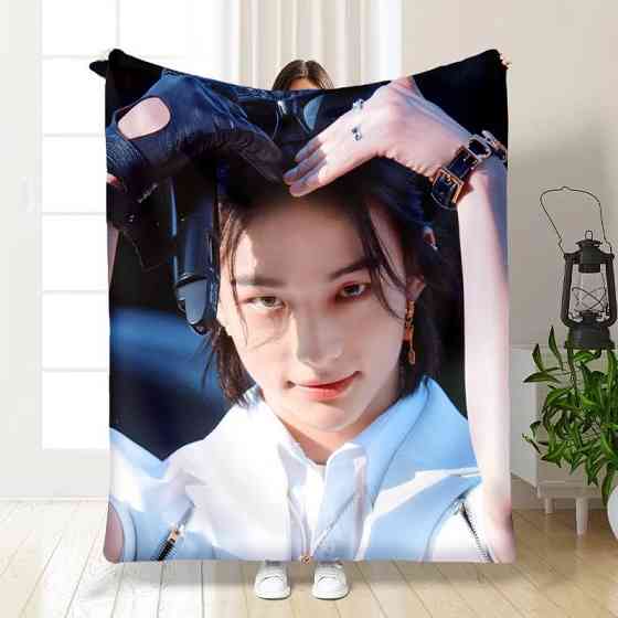 Плед 3D Stray Kids Hyunjin 3380_B 15800 135х160 см Київ