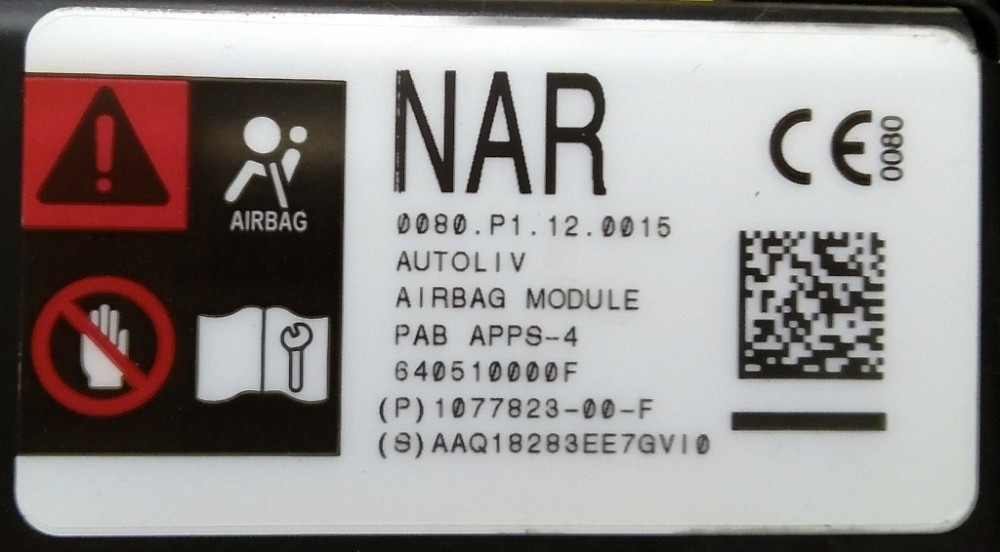 Подушка безопасности пассажира (торпедо) Tesla model 3 1077823-00-G Київ - зображення 4