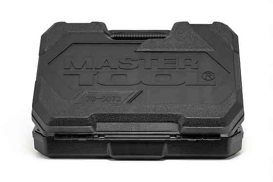 Набор инструментов MASTERTOOL ¼"&½" 72 шт 4-13 мм 10-27 мм CrV кейс с металлическими замками 78-5072 Харків