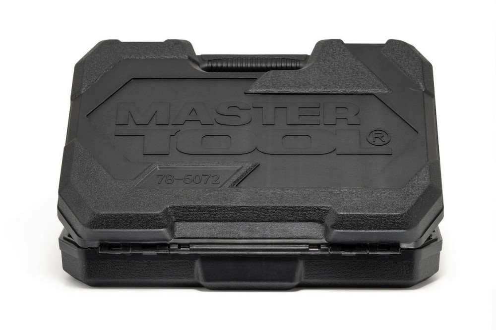 Набор инструментов MASTERTOOL ¼"&½" 72 шт 4-13 мм 10-27 мм CrV кейс с металлическими замками 78-5072 Харків - зображення 5