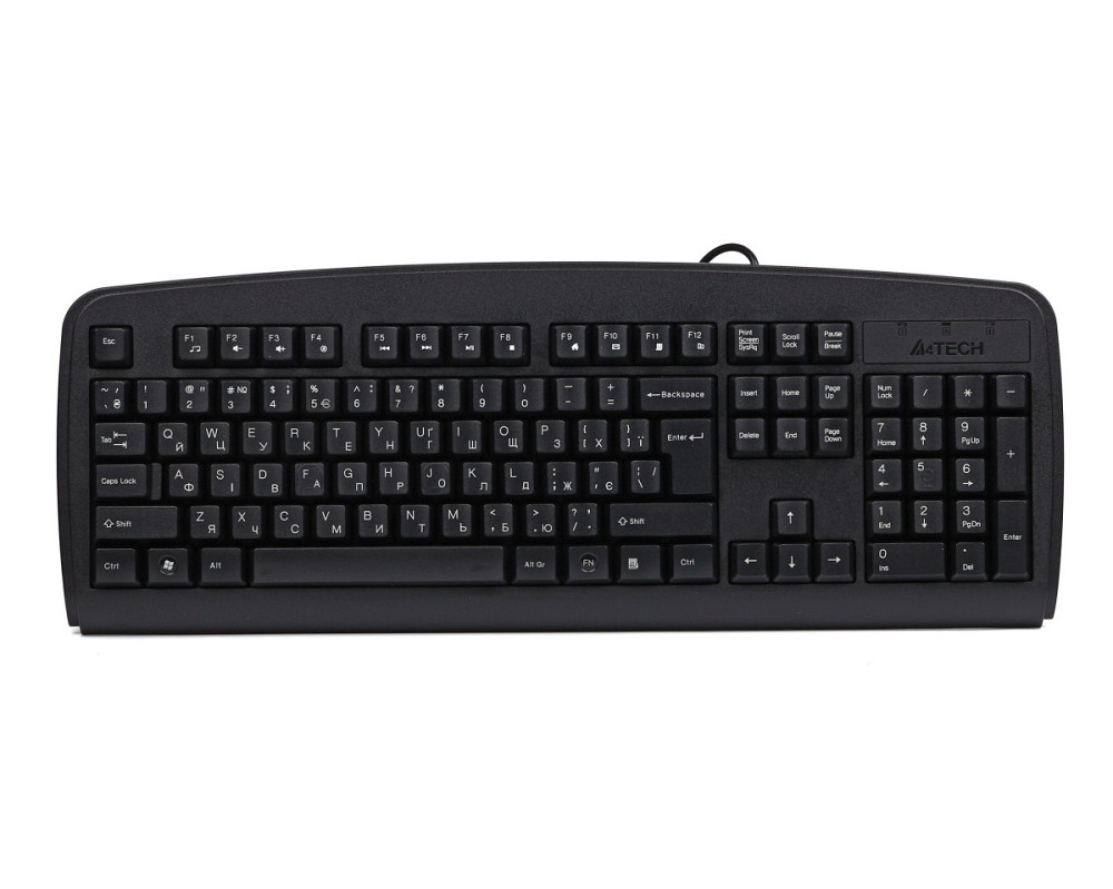 Клавиатура компьютерная проводная A4Tech KB-720USB(Black) черная Київ - зображення 1
