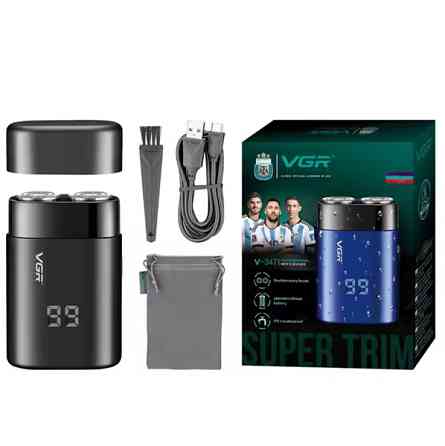 Электробритва VGR V-347 BLACK черная Київ