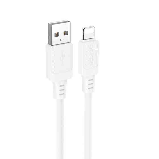 Дата кабель Borofone BX115 Lotto USB to Lightning 2.4A (1m) Херсон
