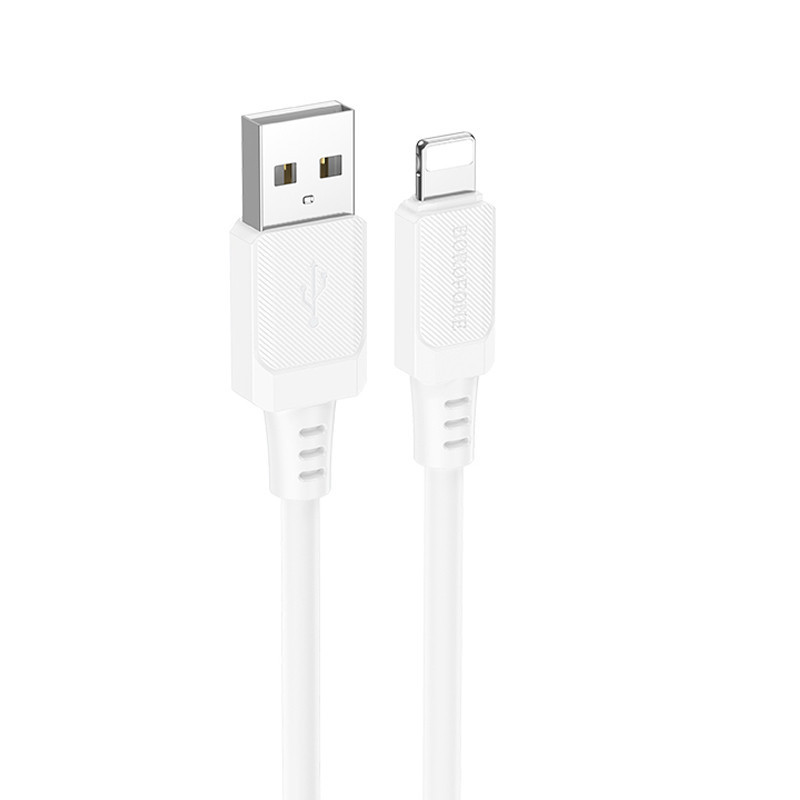 Дата кабель Borofone BX115 Lotto USB to Lightning 2.4A (1m) Херсон - изображение 1
