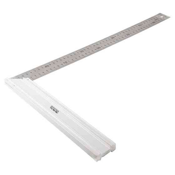 Угольник строительный MASTERTOOL из нержавеющей стали 500 мм ручка Al 30-1500 Харьков