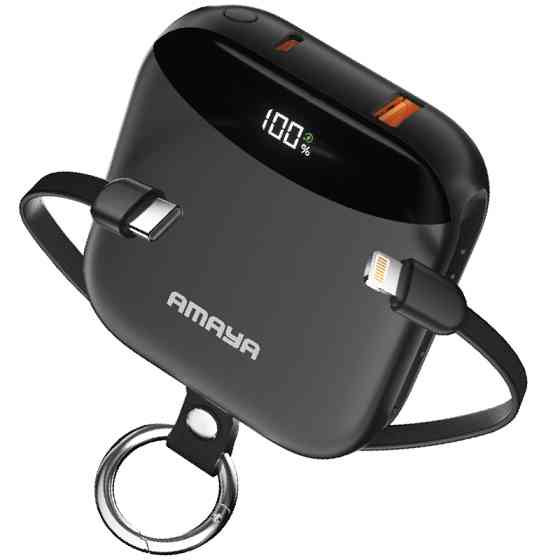 Уценка Портативное ЗУ Power Bank Amaya F150 22.5W with display and cable 10000 mAh Херсон