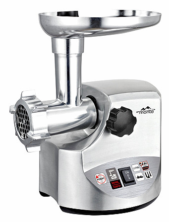 Мясорубка электрическая Monte MT-3150 3100 Вт серебристая Київ - зображення 1