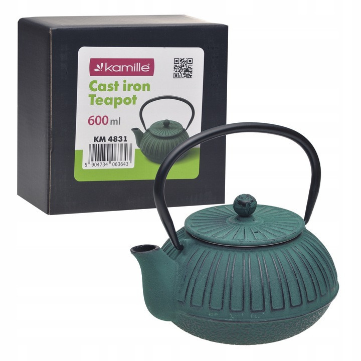 Чайник заварочный чугунный Kamille 600 мл KM4831 Одеса - зображення 2